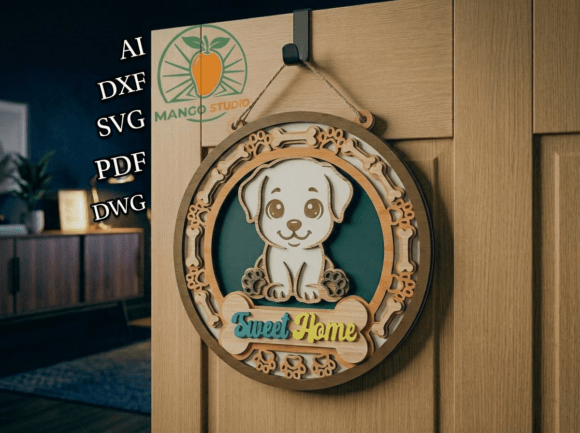 3D Dog Home Sweet Home Layered Sig: Laser Cutting Signs Review