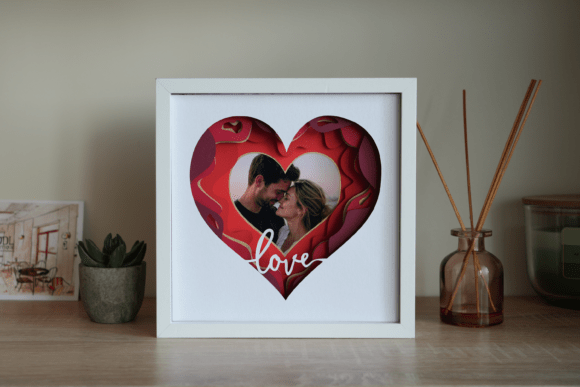 3D Heart Shaped Shadow Box Photo Frame: A 3D SVG Review for Shadow Boxes