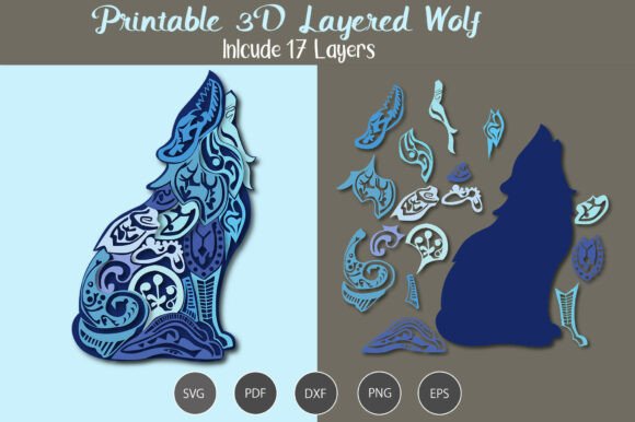 3D Layered Wolf SVG: A Seller’s Review