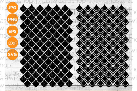 3D Mermaid or Dragon Scale Svg, Seamless Graphics and Crafts Review