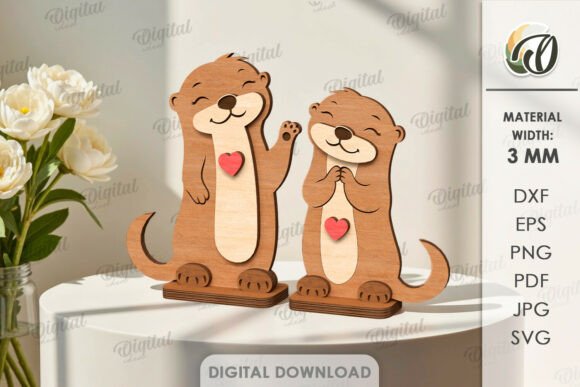 3D Valentine s Day Figurines Laser Cut Review