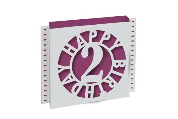 Birthday Shadow Box 3D SVG Cutout Card Review for Greeting Cards and Blog Graphics