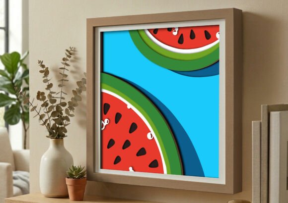 Fresh Watermelon Summer 3D Shadow Box Review