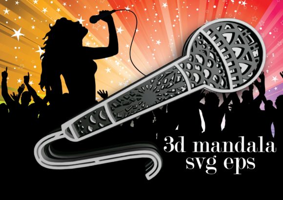 Microphone 4 Layers 3d Mandala Review