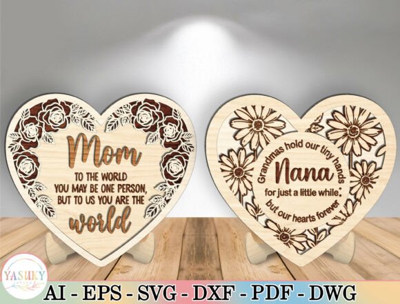 Mother’s Day 3D Layered Laser Cut File Review